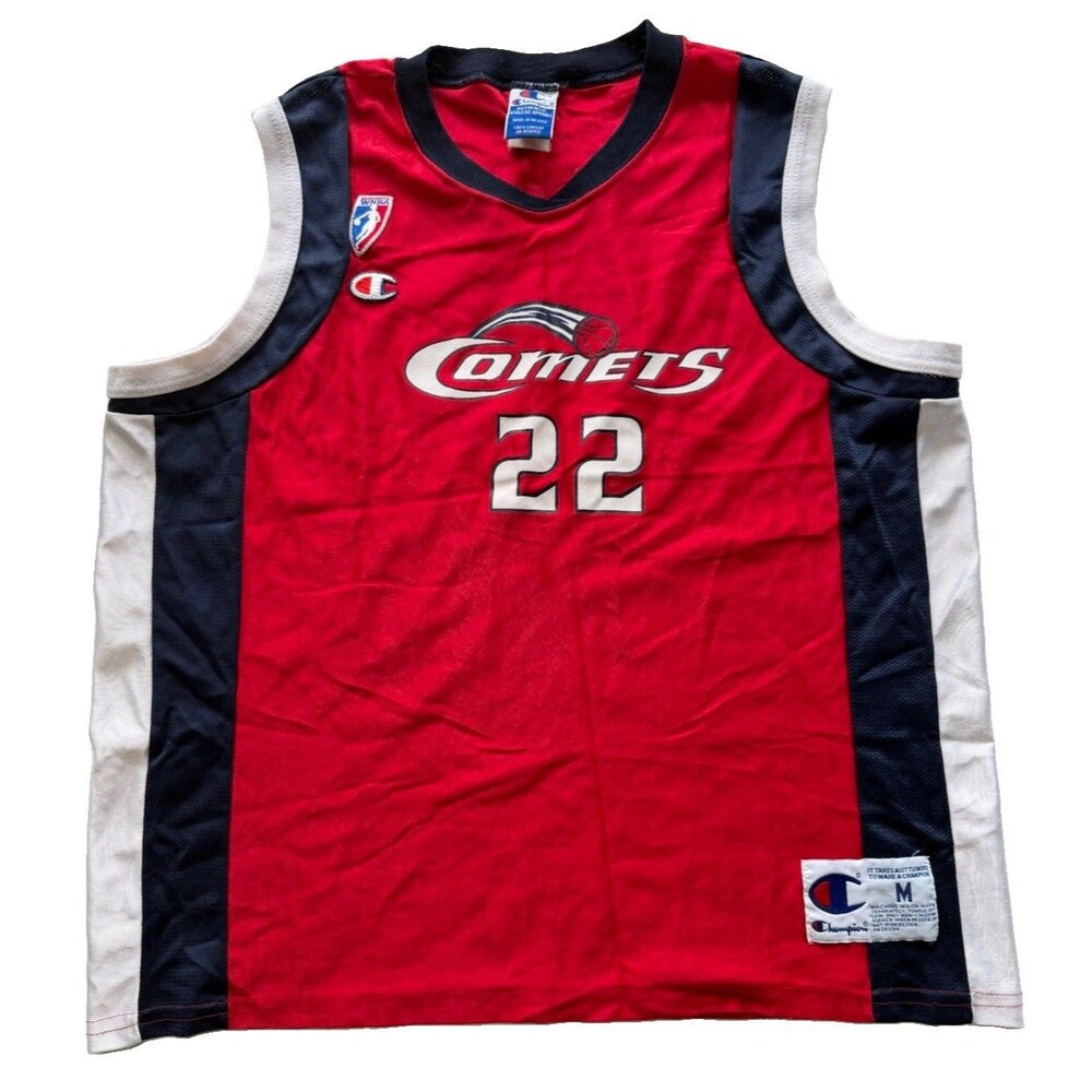 Vintage Champion WNBA Comets Sheryl Swoopes #22 Jersey Medium 90’s - Picture 1 of 10